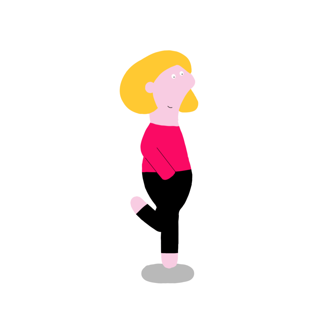 Gående figur, motion graphic